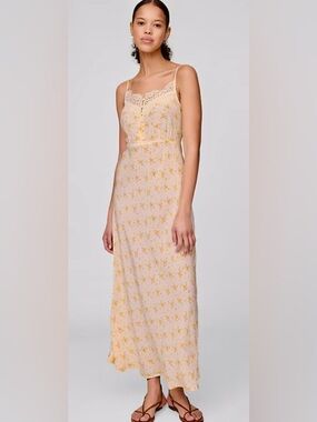 gapstudio draped denim slip maxi dress GapStudio Draped Denim Slip Maxi Dress